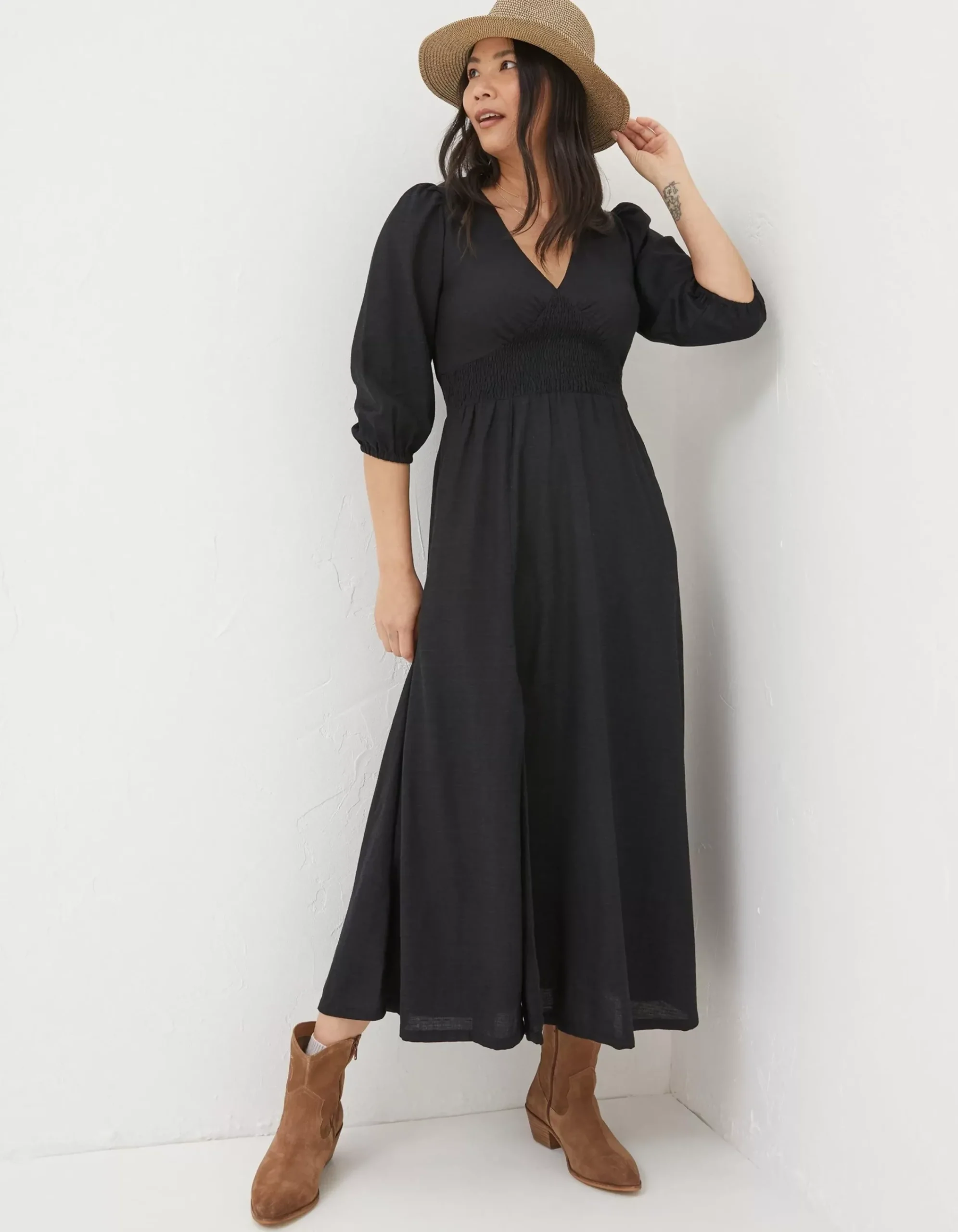 Women FatFace Dresses|Rene Midi Dress