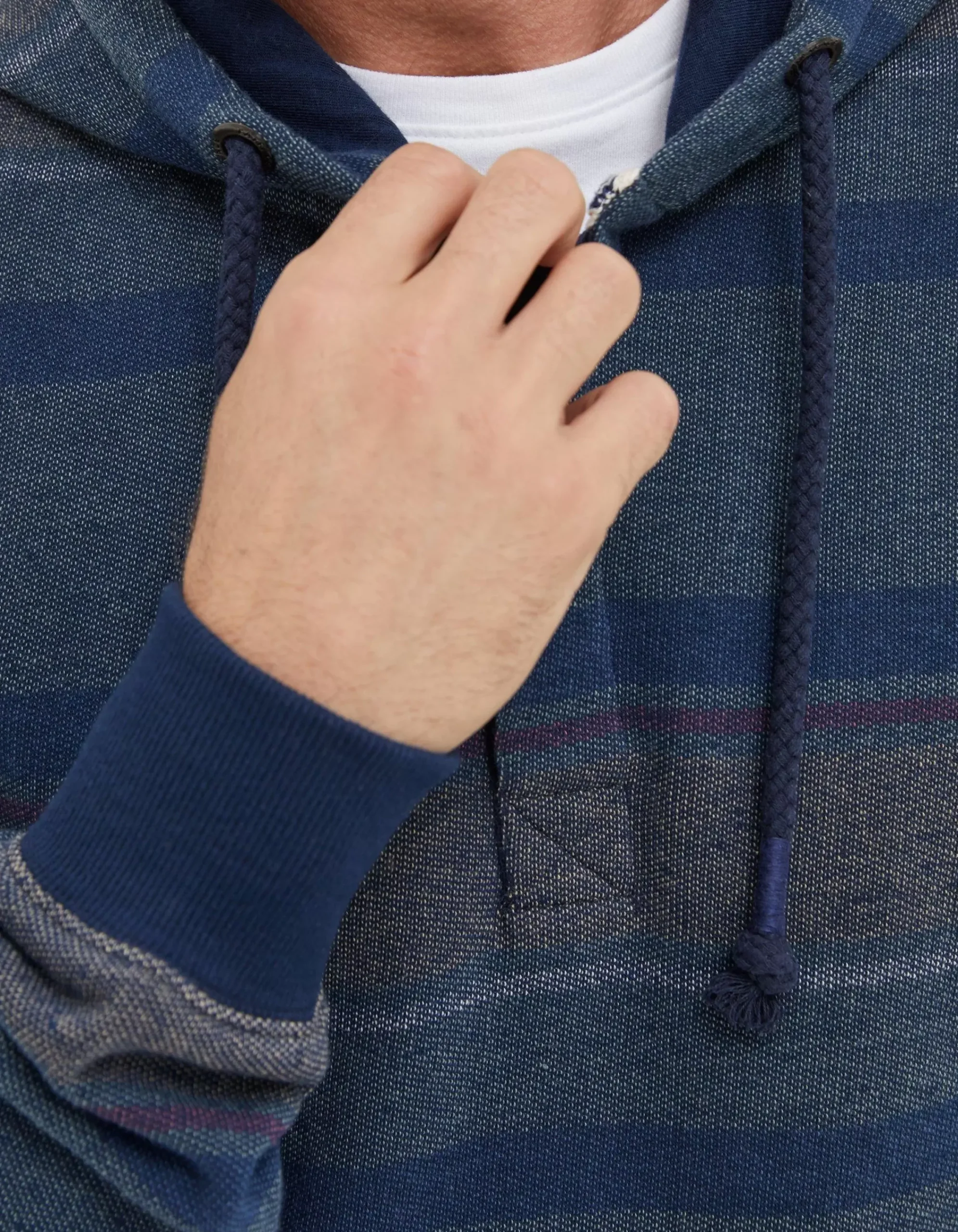 Men FatFace View All|Reverse Stripe Hoodie