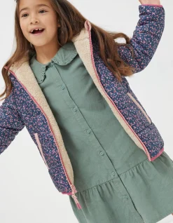 Girls FatFace View All|Reversible Floral Print Jacket