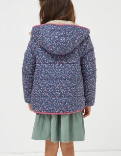 Girls FatFace View All|Reversible Floral Print Jacket