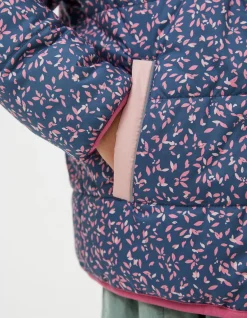Girls FatFace View All|Reversible Floral Print Jacket