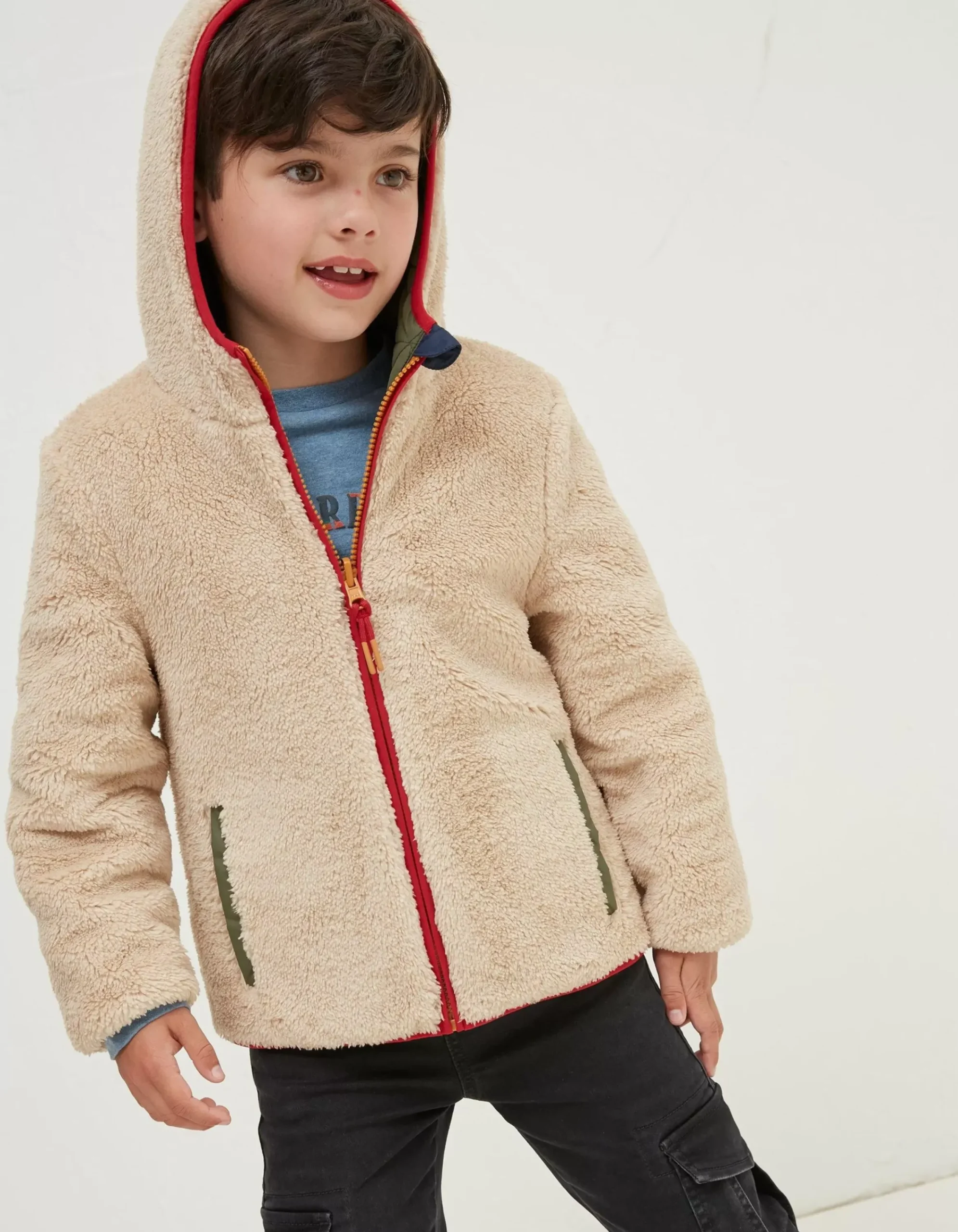 Boys FatFace View All|Reversible Quilted Jacket