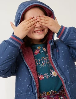 Girls FatFace View All|Reversible Star Jacket