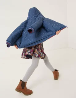 Girls FatFace View All|Reversible Star Jacket