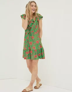 Women FatFace Dresses|Riley Bali Jersey Dress