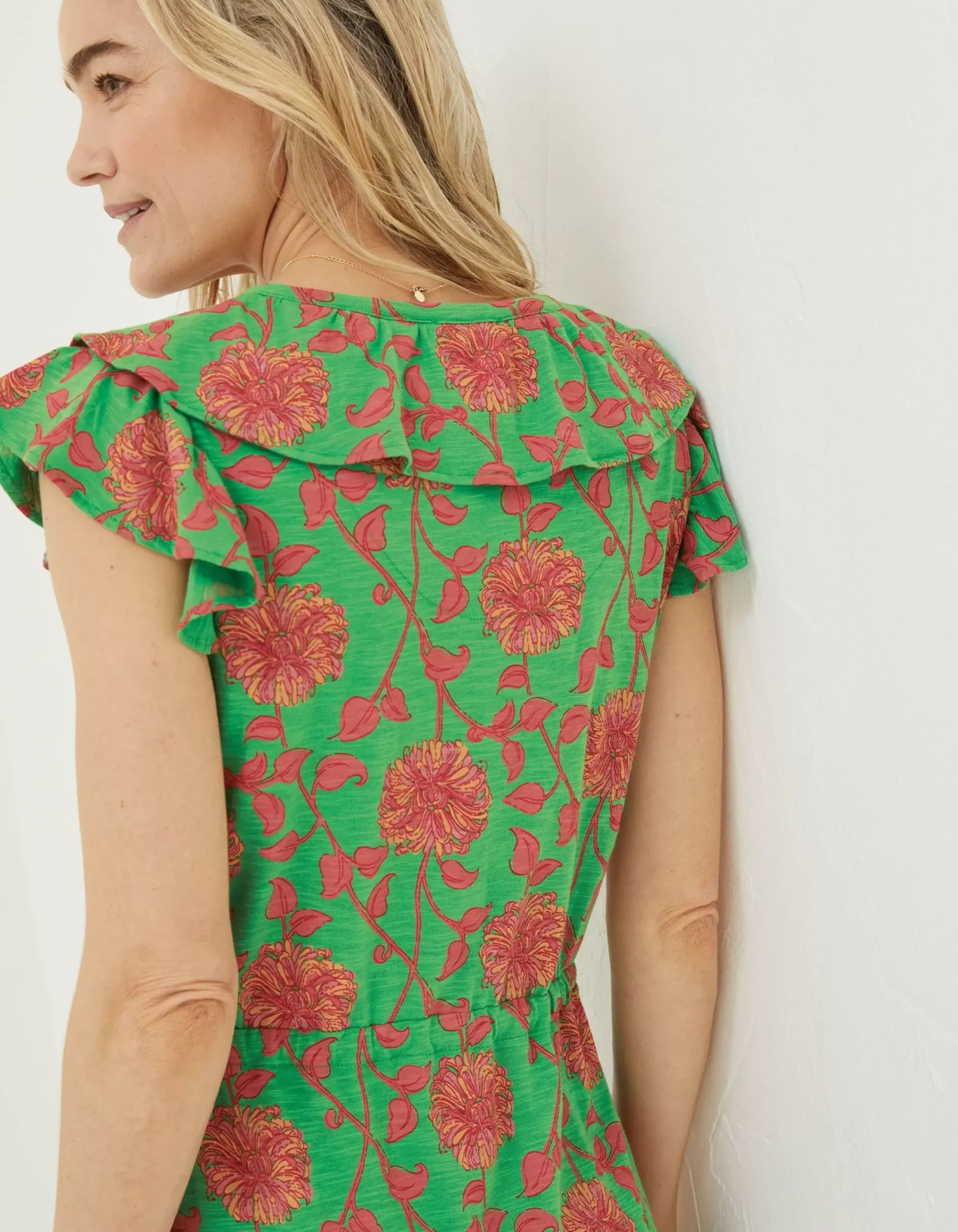Women FatFace Dresses|Riley Bali Jersey Dress