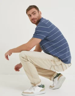 Men FatFace Knitwear|Ripon Stripe Polo