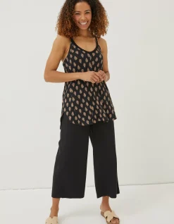Women FatFace Tops & T-Shirts|Rosie Woodblock Longline Top