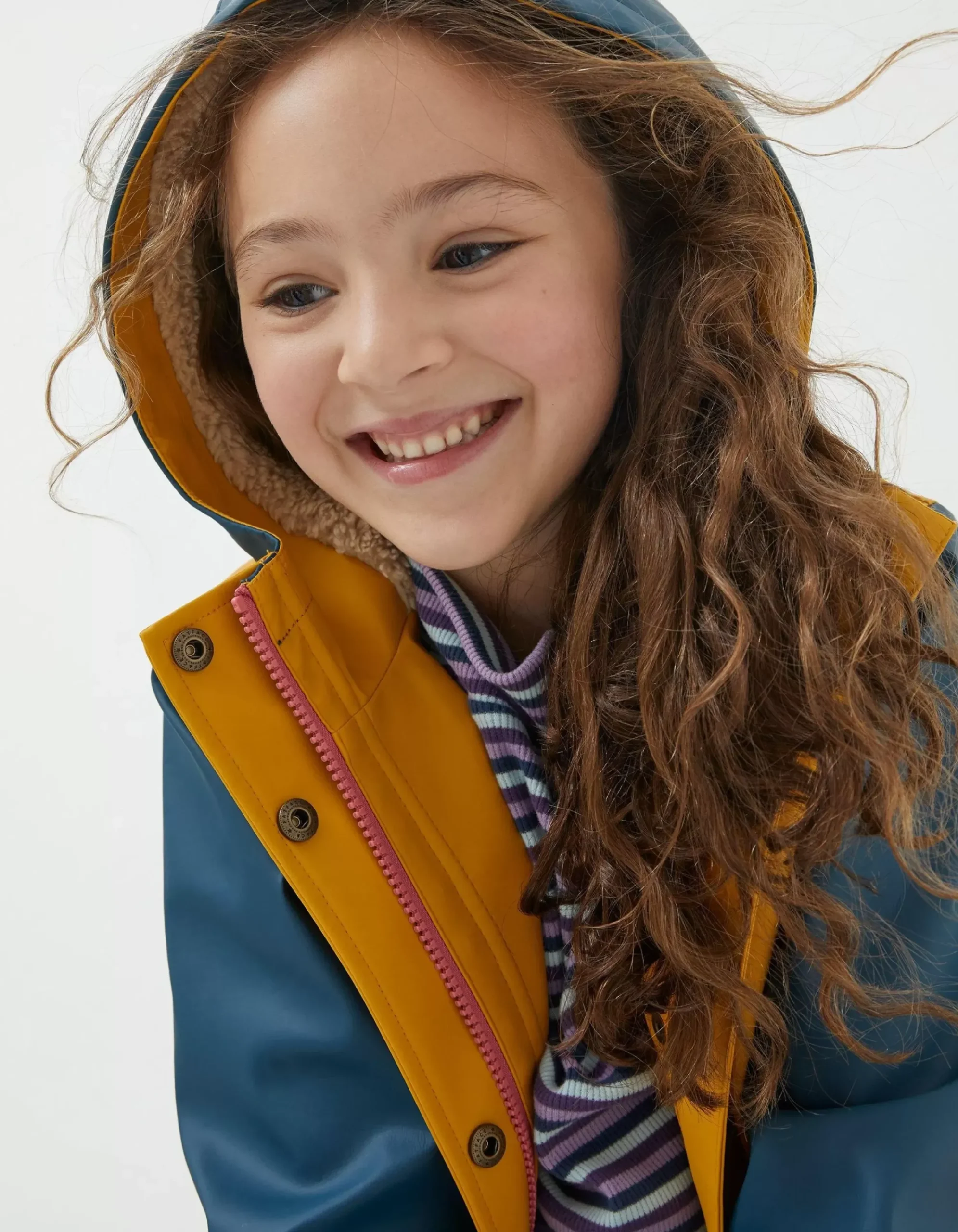 Girls FatFace View All|Rubberised Waterproof Jacket