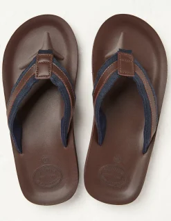Men FatFace View All|Ryde Leather Flip Flops