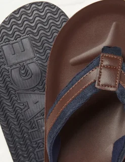 Men FatFace View All|Ryde Leather Flip Flops