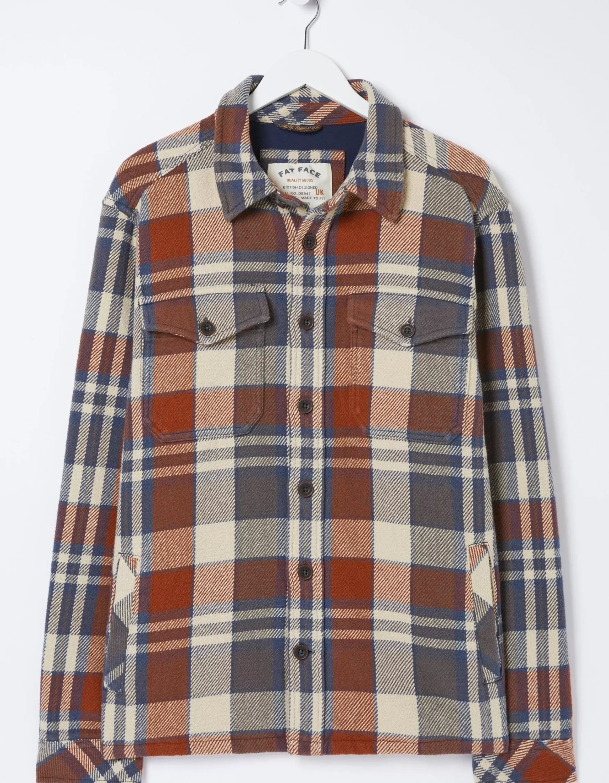 Men FatFace View All|Ryton Check Overshirt
