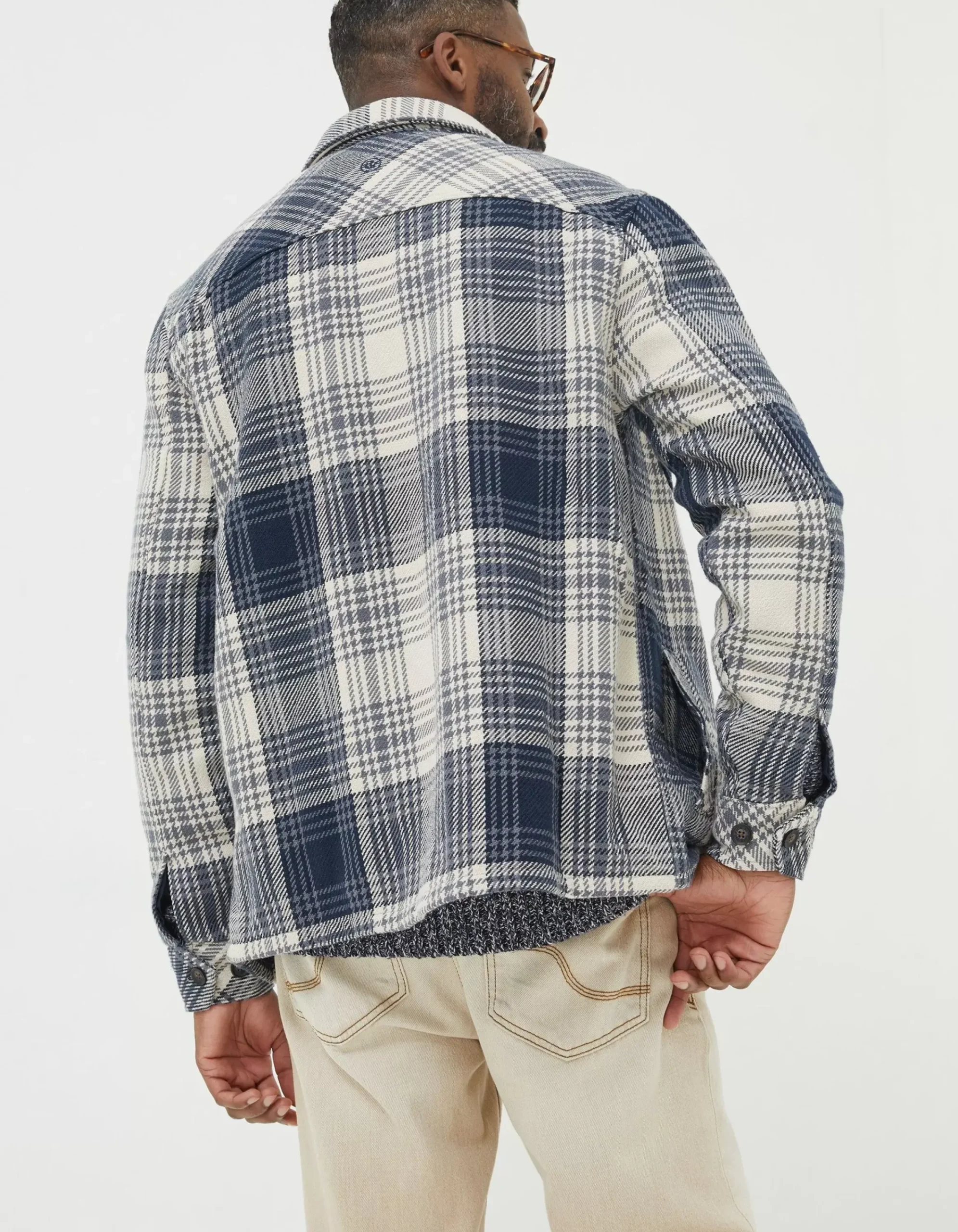Men FatFace View All|Ryton Ombre Overshirt
