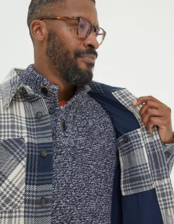 Men FatFace View All|Ryton Ombre Overshirt