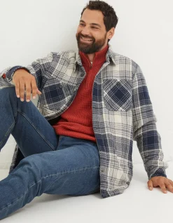 Men FatFace View All|Ryton Ombre Overshirt