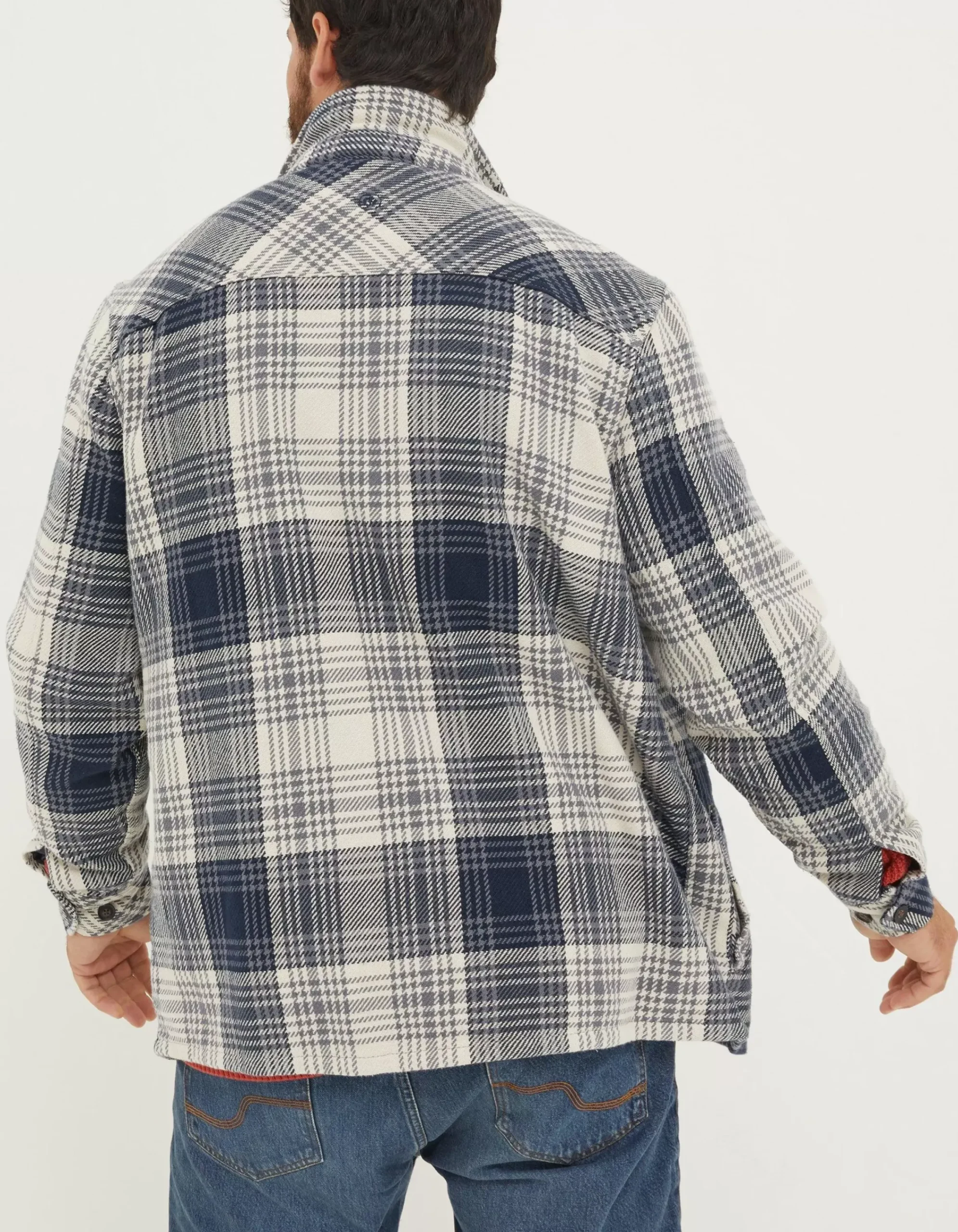 Men FatFace View All|Ryton Ombre Overshirt