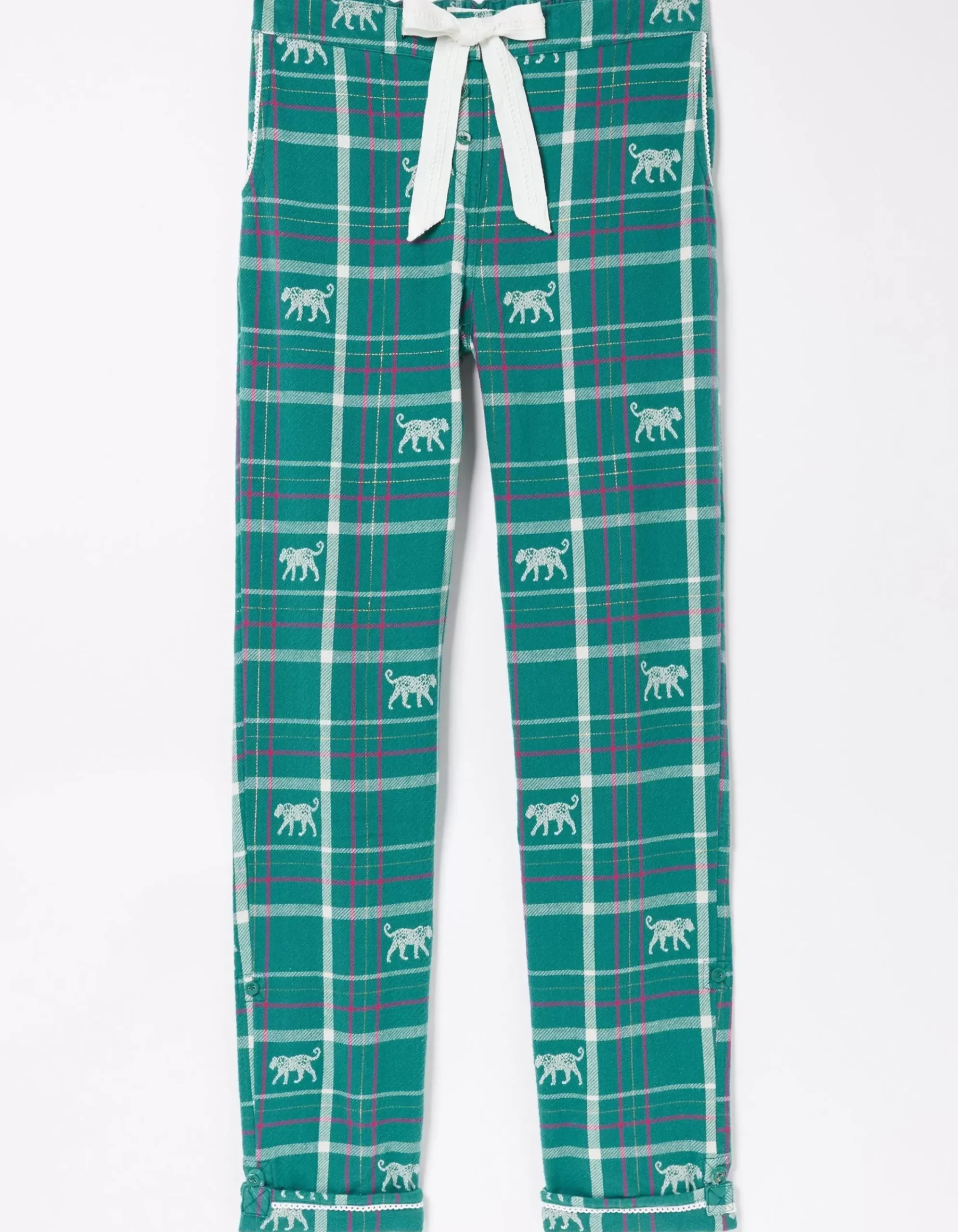 Women FatFace Nightwear & Loungewear|Sadie Snow Leopard Eva Pyjama Bottoms