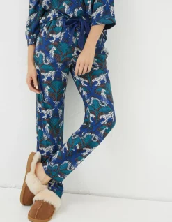 Women FatFace View All|Sadie Snow Leopard Pyjama Bottoms