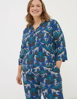 Women FatFace View All|Sadie Snow Leopard Pyjama Bottoms