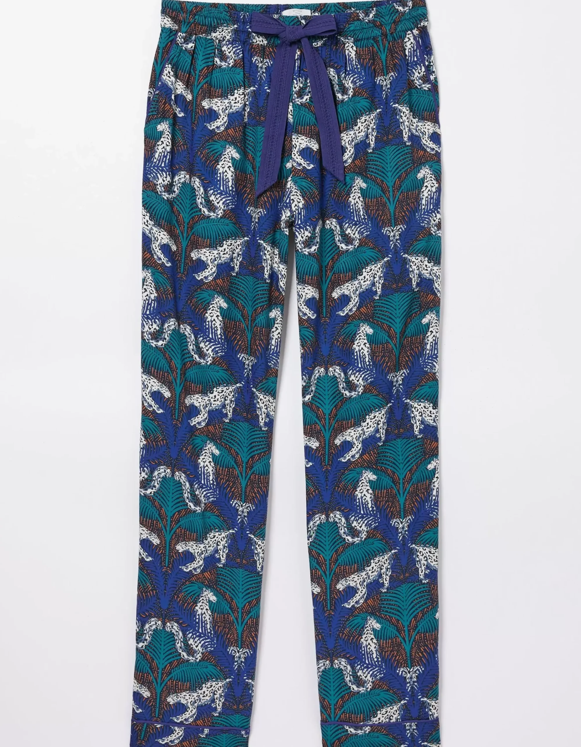 Women FatFace View All|Sadie Snow Leopard Pyjama Bottoms