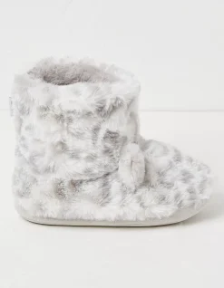 Boys FatFace View All|Sadie Snow Leopard Slipper Boot