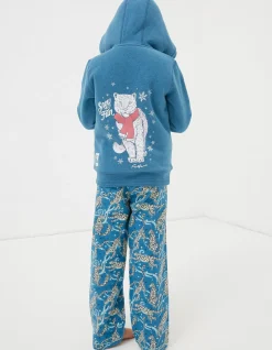 Girls FatFace Sweatshirts & Hoodies|Sadie Snow Leopard Zip Hoodie