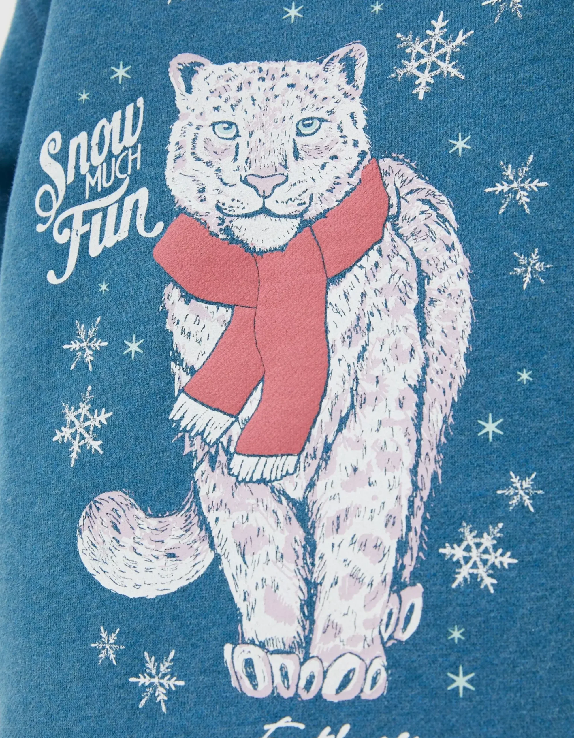 Girls FatFace Sweatshirts & Hoodies|Sadie Snow Leopard Zip Hoodie