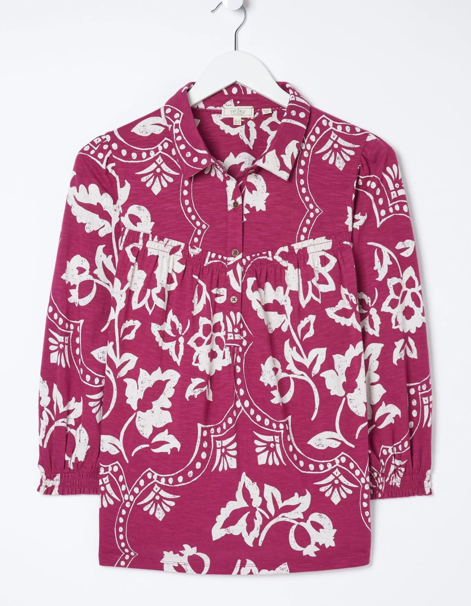 Women FatFace View All|Sadie Wallpaper Shirt