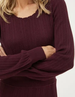 Women FatFace View All|Saffron Knitted Skater Dress