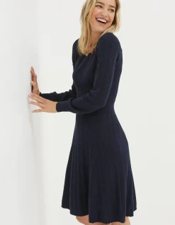 Women FatFace View All|Saffron Knitted Skater Dress
