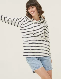 Women FatFace Sweatshirts & Hoodies|Sally Stripe Hoodie