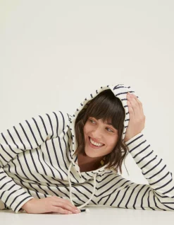 Women FatFace Sweatshirts & Hoodies|Sally Stripe Hoodie