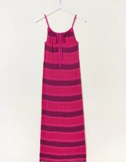 Women FatFace Dresses|Samantha Stripe Knitted Dress