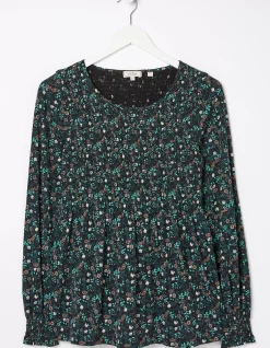Women FatFace Tops & T-Shirts|Sara Evergreen Top