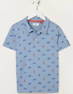 Boys FatFace View All|Sea Creatures Printed Polo Top