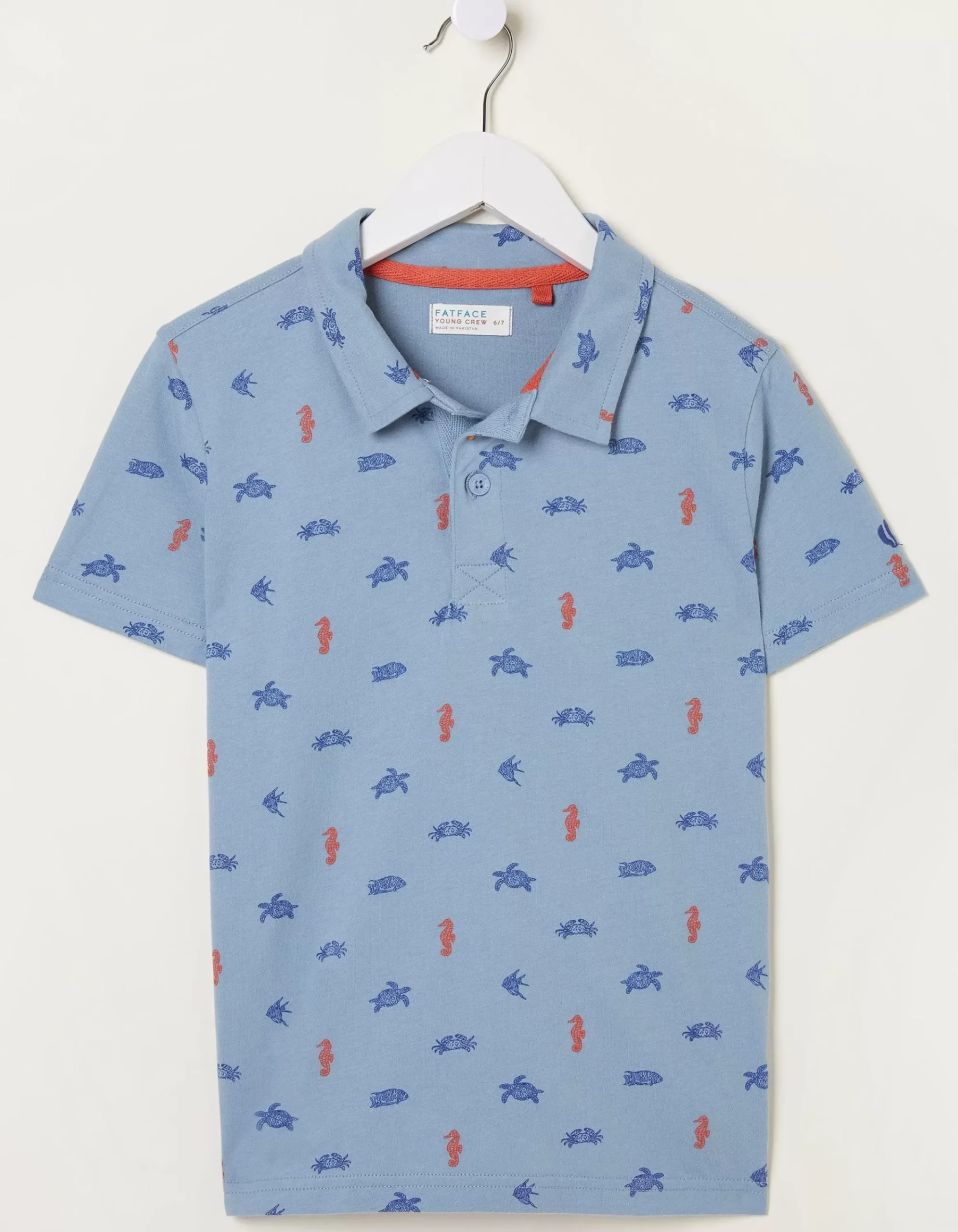 Boys FatFace View All|Sea Creatures Printed Polo Top