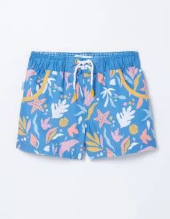 Girls FatFace View All|Sea Scape Swim Shorts
