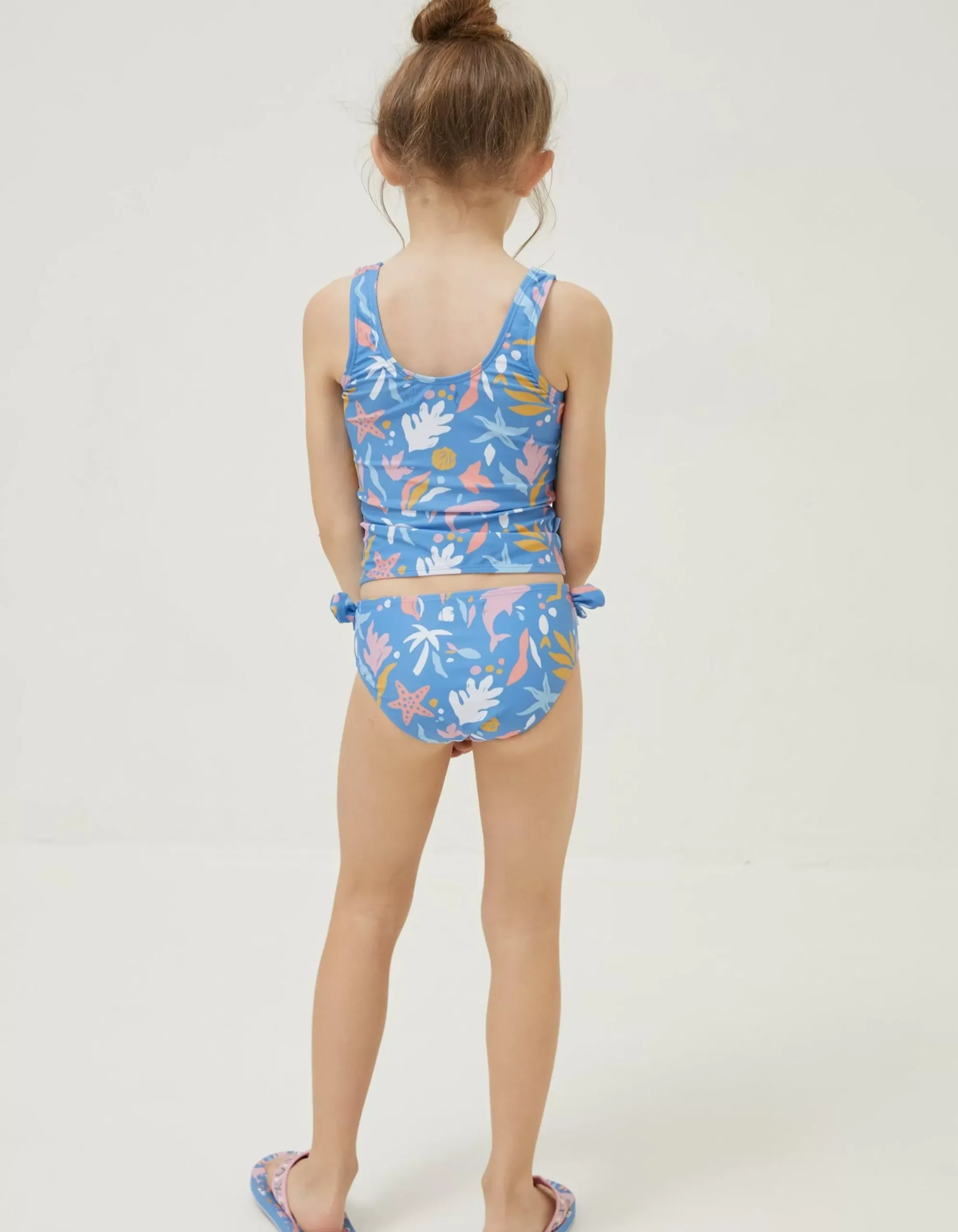 Girls FatFace View All|Sea Scape Tankini