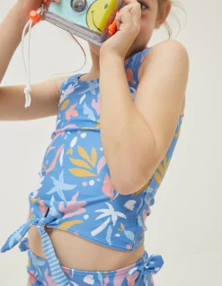Girls FatFace View All|Sea Scape Tankini