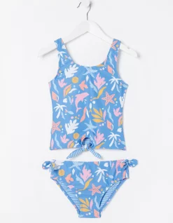 Girls FatFace View All|Sea Scape Tankini
