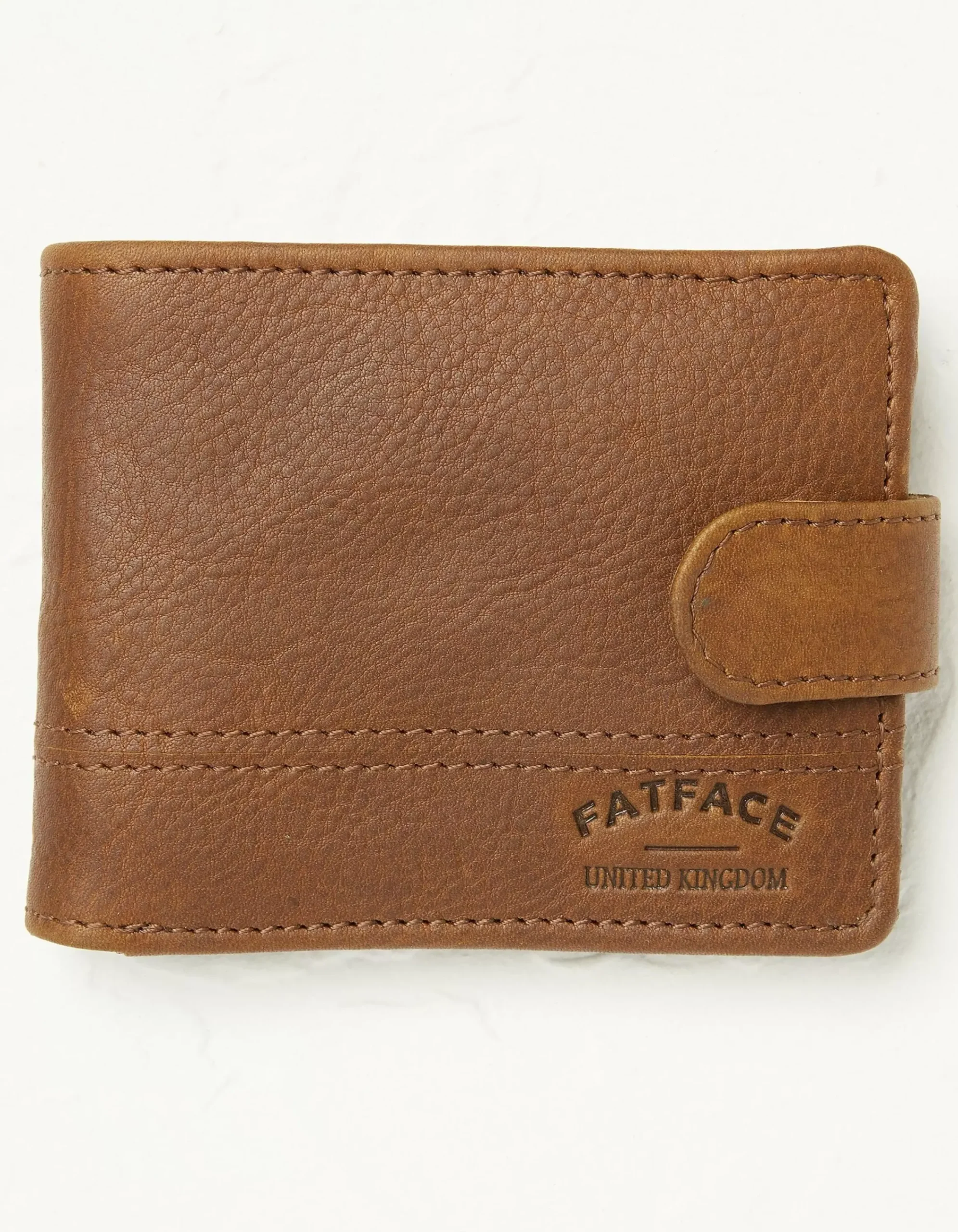 Men FatFace View All|Seamed Leather Wallet