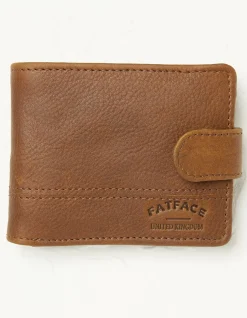 Men FatFace View All|Seamed Leather Wallet