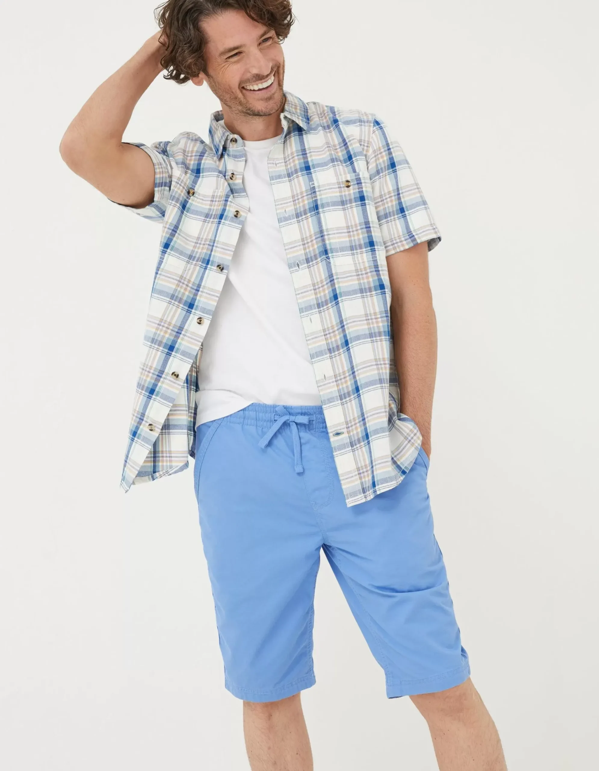 Men FatFace Shorts|Seaton Pull On Shorts