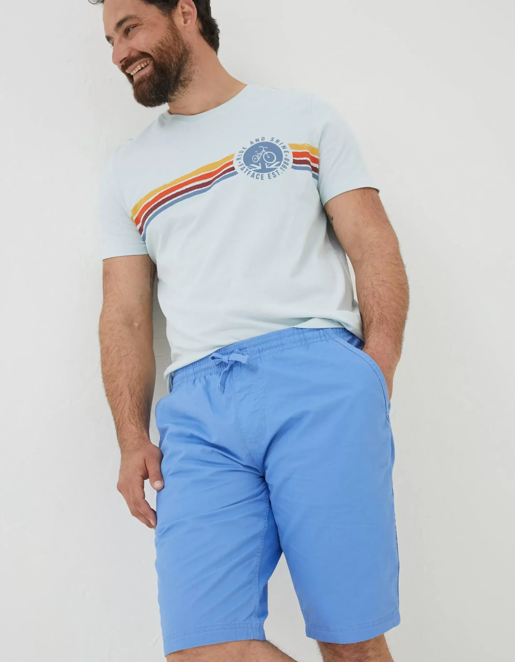 Men FatFace Shorts|Seaton Pull On Shorts