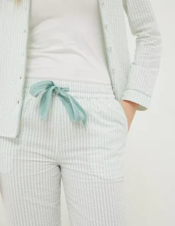 Women FatFace Nightwear & Loungewear|Seersucker Stripe Bottoms