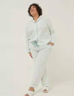 Women FatFace Nightwear & Loungewear|Seersucker Stripe Bottoms