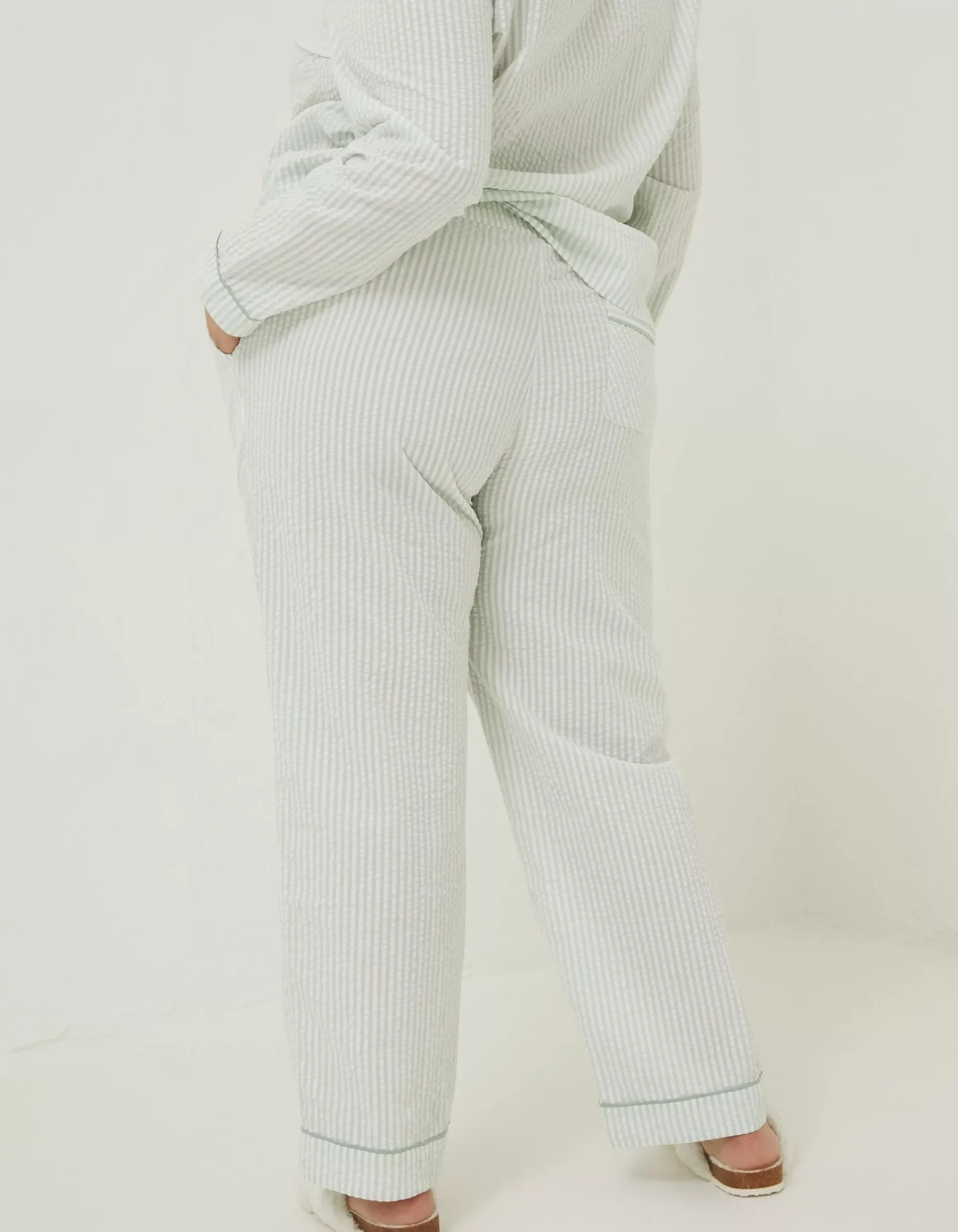 Women FatFace Nightwear & Loungewear|Seersucker Stripe Bottoms