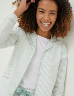 Women FatFace Nightwear & Loungewear|Seersucker Stripe Pj Shirt