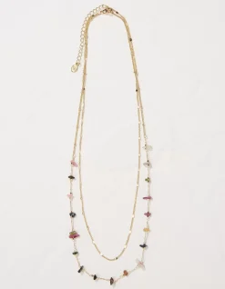 Women FatFace View All|Semi Precious Layered Necklace