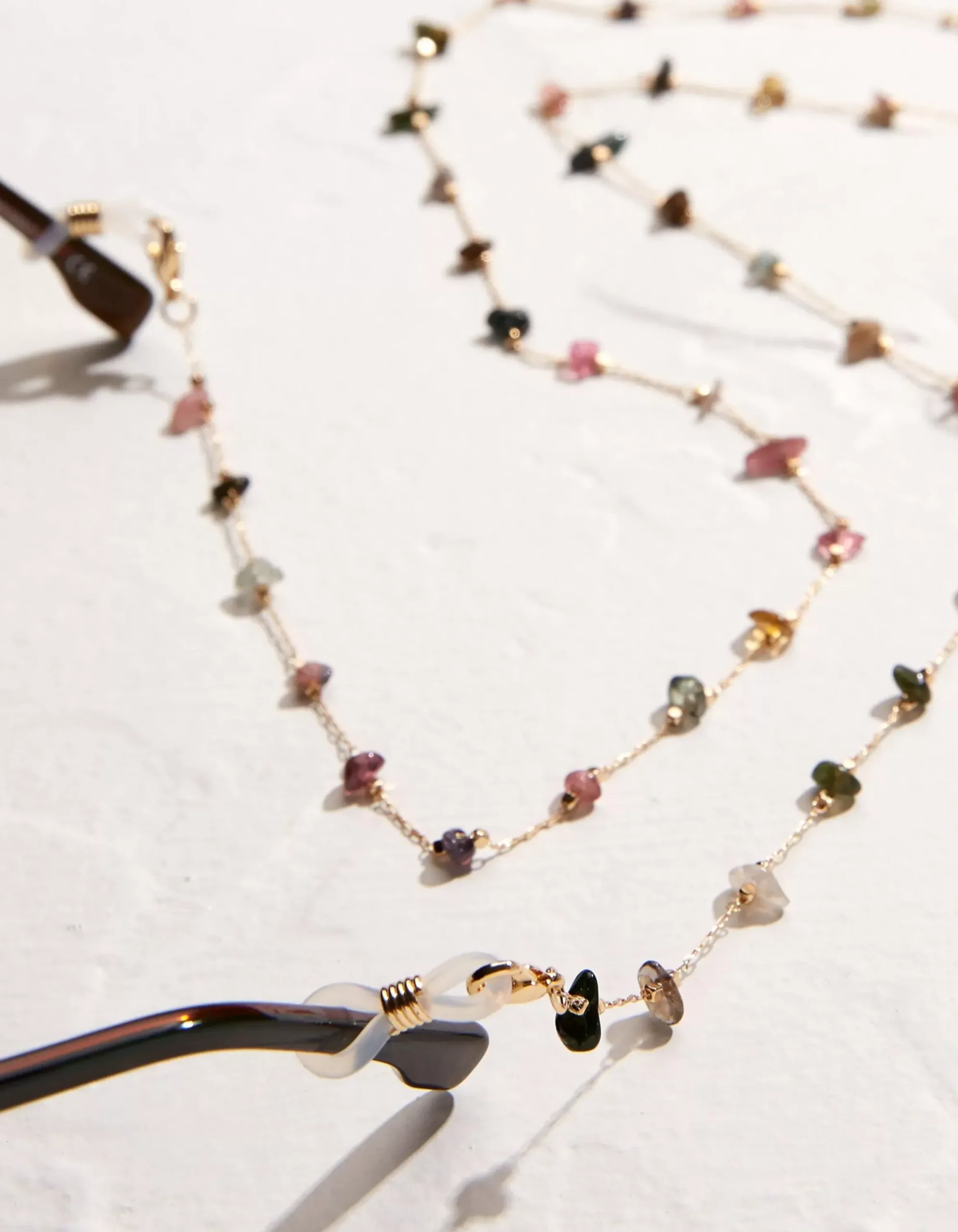 Women FatFace View All|Semi Precious Stone Glasses Chain